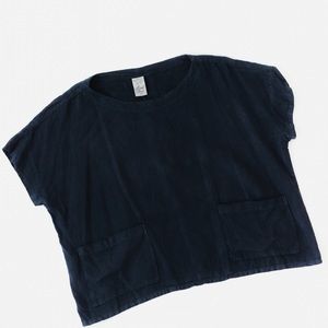 Free People Oversized Linen Blouse